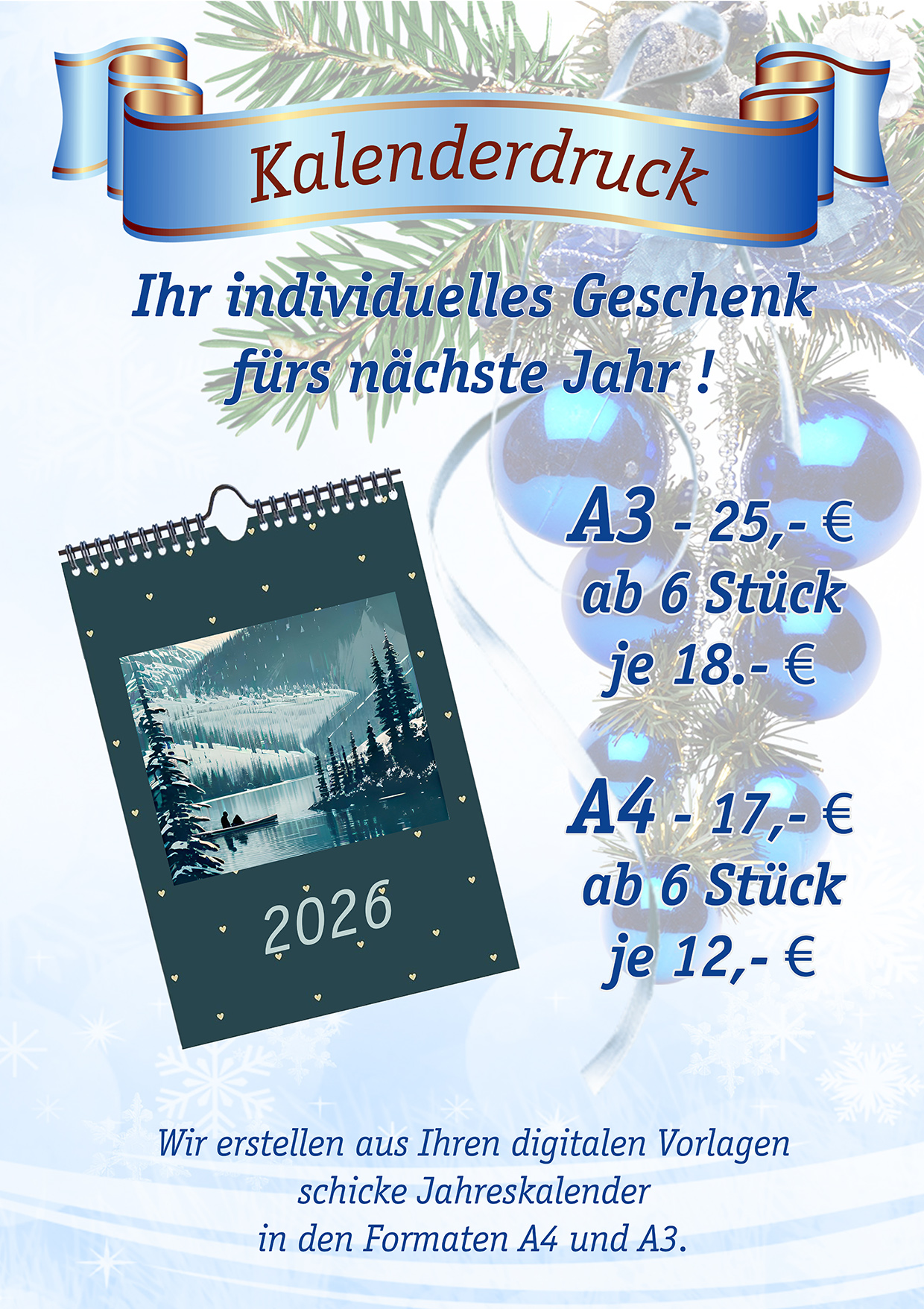 Fotokalender, ein individuelles Geschenk